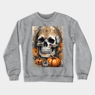 Scary Halloween Calaveras Crewneck Sweatshirt